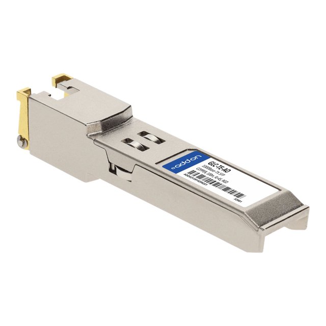 AddOn Cisco GLC-TE Compatible SFP Transceiver - module Transceiver SFP (mini-GBIC) - GigE - 1000Base-T - RJ-45 - jusqu'à 328 Pieds - pour Catalyseur Cisco ESS9300; Routeur de Services Intégrés 11XX; Nexus 7700 F3-Series, 93XX, 93XXX