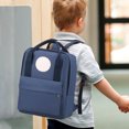 thumbnail image 4 of YIMWNYI Large Size Backpack, Lightweight Canvas Travel Backpack with Multiple Pockets, Adjustable Padded Shoulder Straps, Stylish and Durable, Ideal for Everyday Use, Work, and Travel, 4 of 5
