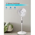 thumbnail image 3 of Black & Decker 16 inch Stand Fan with Remote, Whit, 3 of 7
