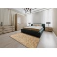 thumbnail image 4 of Ahgly Company Indoor Round Traditional Bronze Brown Persian Area Rugs, 4' Round, 4 of 6