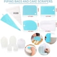 thumbnail image 2 of yeacher Professional 170-Piece Cake Decorating Kit with Stainless Steel Turntable, Icing Tips, and Reusable Pastry Bags for Creative Baking Designs, 2 of 6