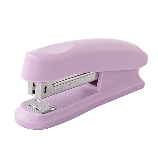 12 Pistolets HoleStaple Machines à Reliure Portatives Bureau Étudiant Papeterie Macarons Couleur Agrafeuse Moyenne