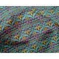 thumbnail image 4 of oneOone Silk Tabby Fabric Swirl & Paisley Ikat Decor Fabric Printed BTY 42 Inch Wide, 4 of 4