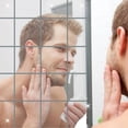 thumbnail image 1 of RKSTN window privacy film Wall Sticker 9/16pc Mirror Tile Wall Sticker Self Adhesive Room Decor Stick Art, 1 of 1