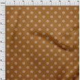 thumbnail image 4 of oneOone Silk Tabby Rust Brown Fabric Asian Circle Block Sewing Craft Projects Fabric Prints By Yard 42 Inch Wide, 4 of 4