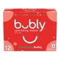 thumbnail image 1 of Bubly Strawberry Sparkling Water 12 x355 ml, Cans, 1 of 10