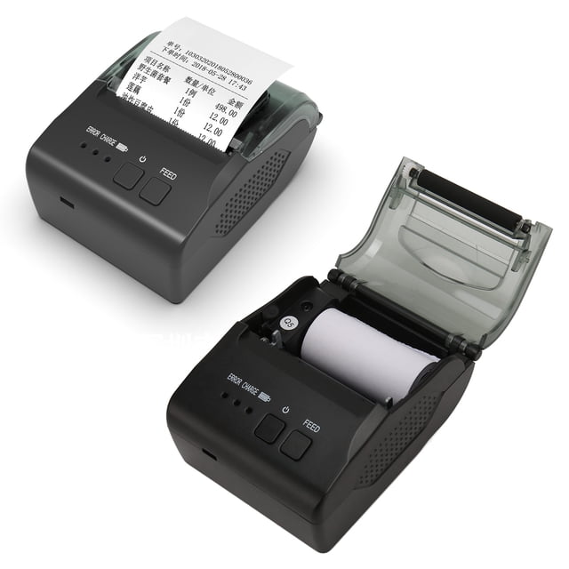 Thermal Printer, 90mm/s Printing Shipping Label Printer Toothed Blade 58mm for Hotel