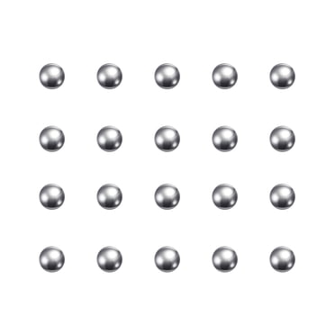 Unique Bargains Billes de Roulement en Acier Inoxydable 304 de 3/16 Pieds G100 de Précision, Lot de 200