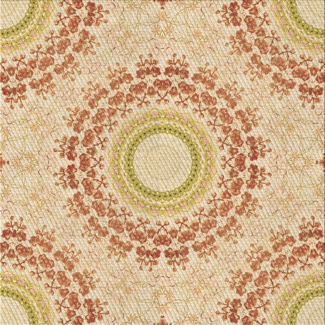 Ahgly Company Tapis d'Intérieur Lavable à la Machine, Carré, Transitionnel, Orange, Tapis de Zone, 7 Pieds Carré