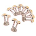 thumbnail image 1 of Mushroom Iron On Patch, Cotton Unique DIY Embroidered Mushroom Stickers Decorative 16PCS Easy To Use  For Clothing For Hat, 1 of 8