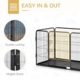 thumbnail image 4 of PawHut 4 Panels Dog Playpen, Heavy Duty Dog Fence for Indoor Outdoor Use, 4 of 10