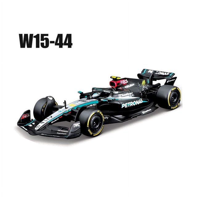 1:43 Aston Martin AMR23 Mercedes W14 Red Bull RB19 Miami GP Ferrari SF23 Alpine A523 F1 Modèle Formule Voiture Statique Course W15-44