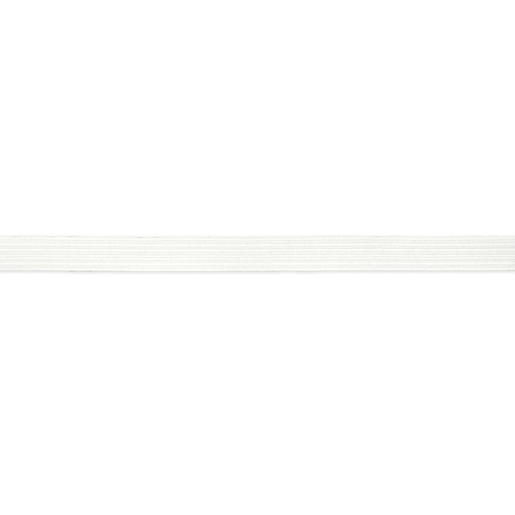 UNIQUE CREATIV blanc Jumbo Braided Elastic, 13 mm (0.51 in), 1 m (1.09 yd)
