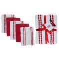 thumbnail image 1 of 5 Pack Red Striped Terry Kitchen Towels, 1 of 1