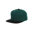 thumbnail image 1 of CTH Vintage Snapback Cap Hat 2 Tone (Hunter Green Black), 1 of 1