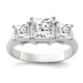 thumbnail image 1 of Bague en Argent Sterling 925 avec Zircon Cubique, 1 of 2