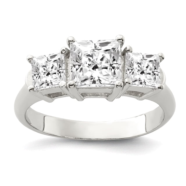 Bague en Argent Sterling 925 avec Zircon Cubique