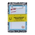 thumbnail image 1 of Mini Presse-Papiers en U avec Bloc-Notes, 40 Feuilles, Thème Scolaire, 1 of 5
