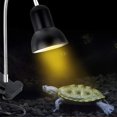 thumbnail image 3 of Tortue Lampe de Chaleur pour Aquarium Reptile Tache de Farniente avec Support avec 360 ° Rotation Clip & Alimentation pour Reptiles, Lézards, à, 3 of 5