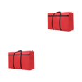 thumbnail image 2 of maskred Sac de Voyage Anti-Rayures Grande Capacité Résistant à l'Usure Résistant à la Décoloration Sac de Voyage en Tissu Sac de Déménagement Sac Oxford Incassable Rouge-105l 2Ensemble, 2 of 6