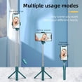 thumbnail image 4 of KOMI Perche à Selfie, Support Trépied Stable Extensible et Portable avec Télécommande Sans Fil Détachable Compatible avec iPhone 14 13 12 pour Selfies Enregistrement Vidéo Vlog, Blanc, 4 of 5