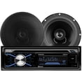 thumbnail image 1 of BOSS Audio Système Stéréo Bluetooth DIN Simple pour Véhicule avec Paire de Haut-Parleurs à Portée Complète, 1 of 6