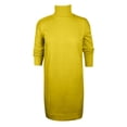 thumbnail image 4 of Kcodviy Robes Courtes pour Femmes d'Automne et d'Hiver, Longues, Montantes, Robes Chandail pour Femmes, Grande Taille, Robe Chandail Mini, Caramel, Robe Chandail pour Femmes, Grande, 4 of 4