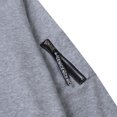 thumbnail image 4 of Kmbangi Men Sports Set, Solid Color Hoodie Zip Tops, Long Loose Pants Suit, 4 of 7