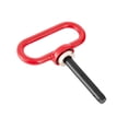 thumbnail image 4 of Tignapoo Heavy-Duty Magnetic Tractor Hitch Pin Set with 1500lb Pulling Force, Red & Black, Universal Fit for Lawn Mowers, ATVs, Trailers, and Utility Carts, 4 of 6