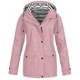thumbnail image 2 of Women's Hooded Windbreaker Coat Outdoor Rain Jacket for All Weather, 2 of 6