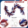 thumbnail image 3 of Patriotic American Flag Disposable Tableware Kit Including Plates Cups Napkins For Independence Day Festival Dining And Party Use, 3 of 7