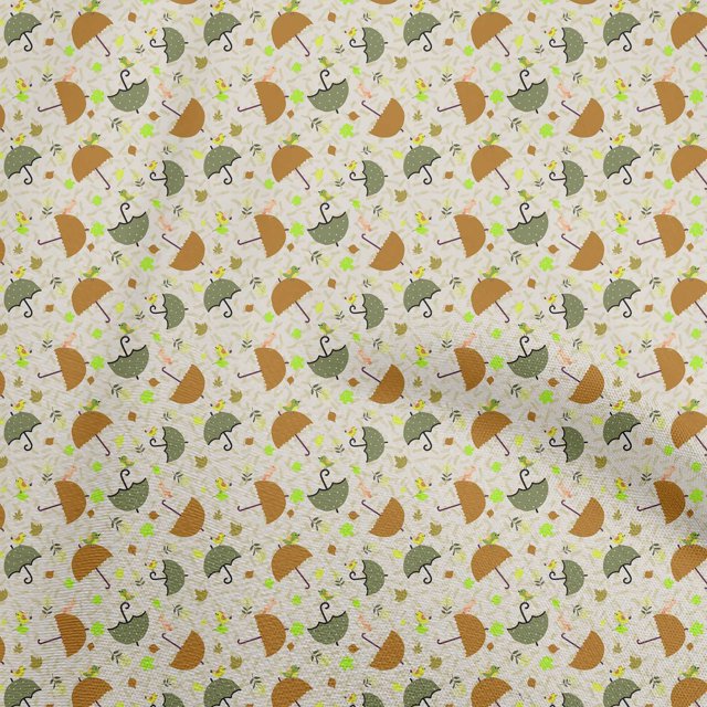 oneOone Tissu Beige en Polyester Spandex Tissu pour Robe d'Automne Tissu Imprimé Tissu au Mètre 56 Pouces de Large