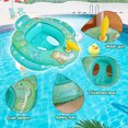 thumbnail image 3 of Pool Float with Water Gun, Squirt Gun Swimming Ring, Inflatable Toddler Pool Toys for Kids, 3 of 5