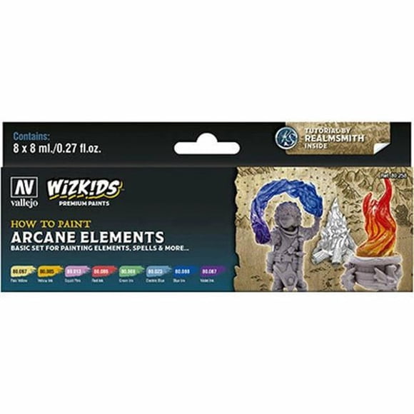 Acrylicos Vallejo VJP80258 WizKids Premium Paint - Arcane Elements