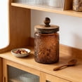 thumbnail image 4 of EGNMCR Closet Organizers and Storage, Organization and Storage, Storage Bins, Storage Containers 700ml Colored Glass Storage Jar For Household Kitchen Snacks And Tea Storage Glass storage jar, 4 of 6