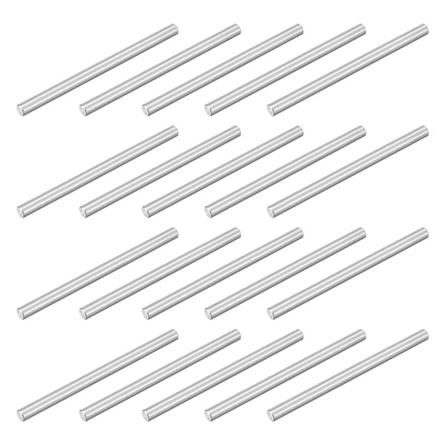 20Pcs M5x80mm 304 Stainless Steel Dowel Pin, Cylindrical Shelf Support Peg Pin