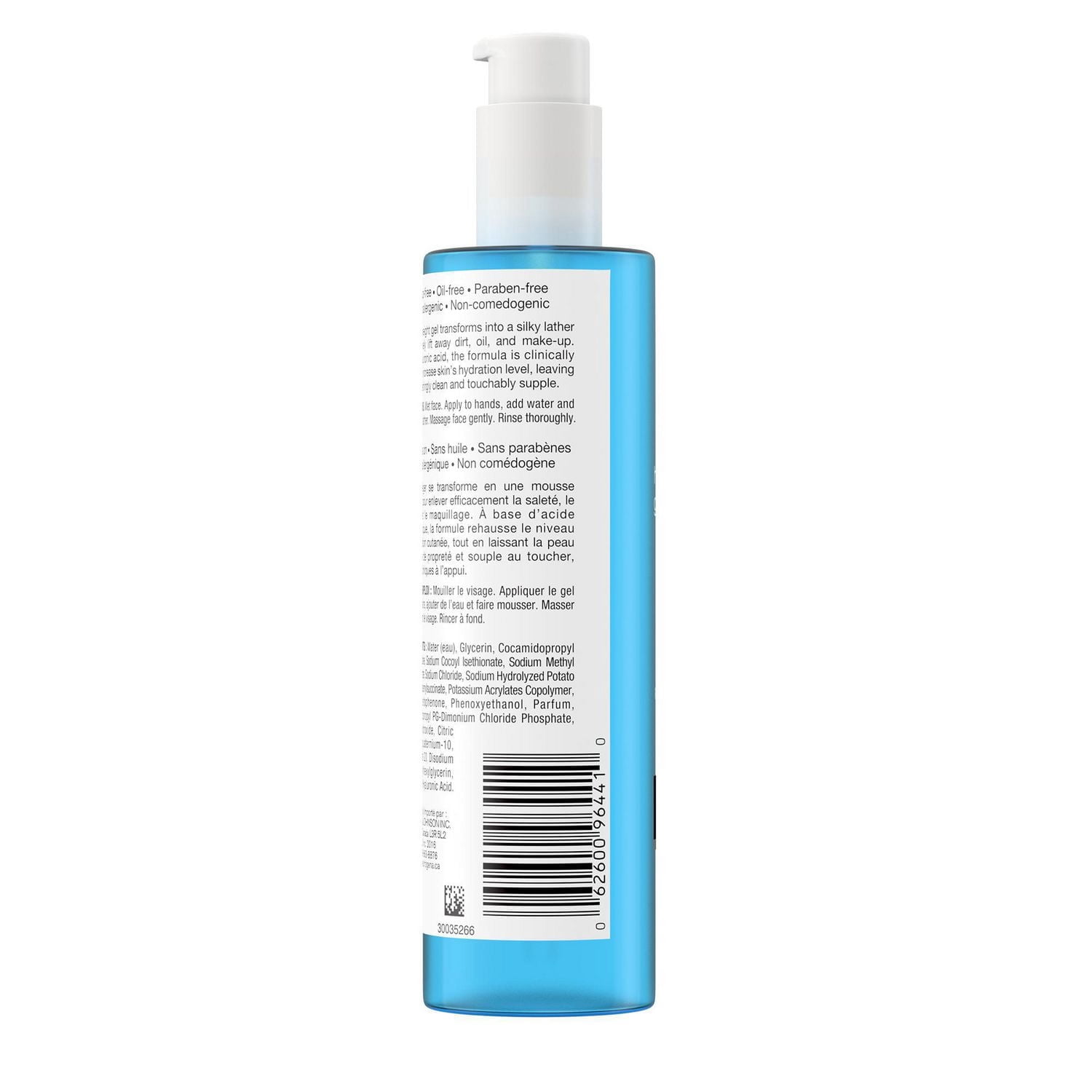 Neutrogena Hydro Boost Gel Nettoyant Hydratant pour le Visage à l'Acide Hyaluronique