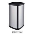 thumbnail image 1 of Stainless Steel Knife Block Set (2-Pack) Round Knife Holders with Ventilated Drainage Holes, Removable Tray, Non-Slip Base for Kitchen Countertop, 1 of 1