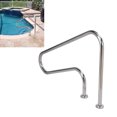thumbnail image 4 of Pool Handrail, Curved Handle Swimming Pool Stair Rail Thickened   Stable Rustproof  For Water Park, 4 of 8