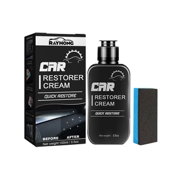 Rbaofujie Nettoyant pour Fenêtres Agent de Rénovation Intérieure de Voiture Revêtement Plastique Panneau d'Instrument Panneau Anti-Cire Vitrage Entretien du Cuir 100 ml 2 Pcs 3 Pcs Nettoyant pour Écran