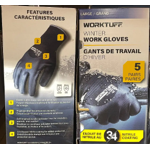 Gants de travail d'hiver – 5 Paires (taille moyenne)