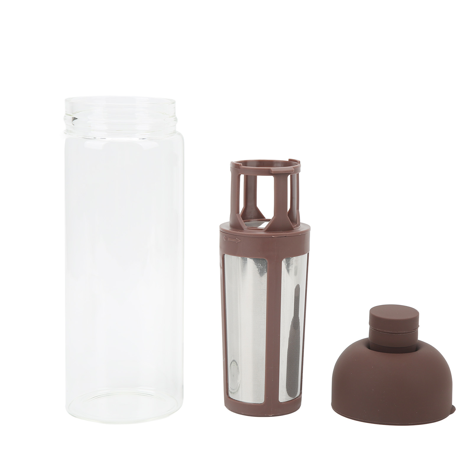 Bouteille de Café Cold Brew, Cafetière Cold Brew 1000ml Double Couche Sûre pour la Maison