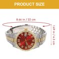 thumbnail image 3 of Men Watch Diamond-encrusted Design Wrist Watch Decorative Wrist Watch Ornament, 3 of 7