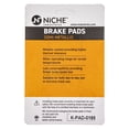 thumbnail image 2 of Niche Front Brake Pad Set for Kawasaki GSXR1000 Semi-Metallic Motorcycle 519-KPA2307D, 2 of 5