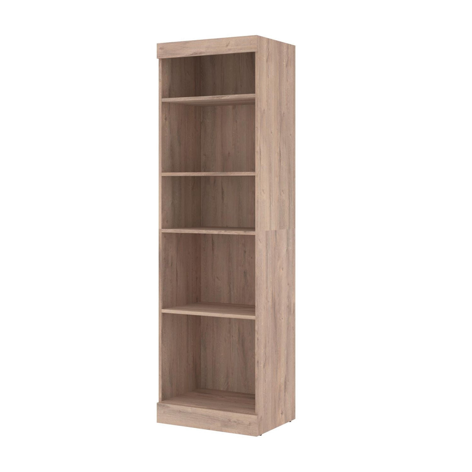 Bestar Pur 25W Shelving Unit in rustic brown