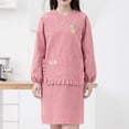 thumbnail image 1 of Hbdhejl Cooking Long Sleeve Aprons For Women With Pockets Kitchen Cute Waitress Apron For Women Smoc, 1 of 3