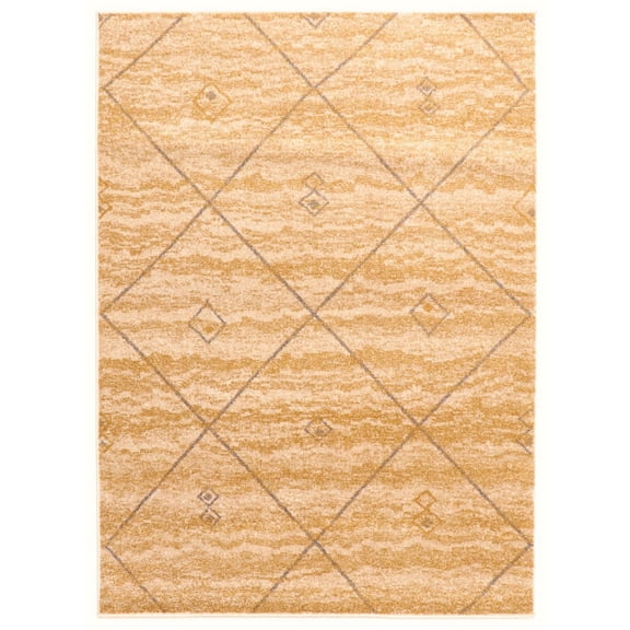 ECARPET Abstract Geometric Area Rug, Modern Indoor Carpet Devos Collection