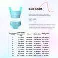 thumbnail image 5 of Rswnyirn Little Girls Mermaid 2 Pcs Swimsuits Fishscale Printed Ruffles Straps Swim Top with Bikini Brief Purple 5, 5 of 5