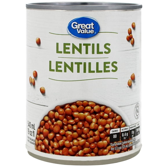 Great Value Lentilles