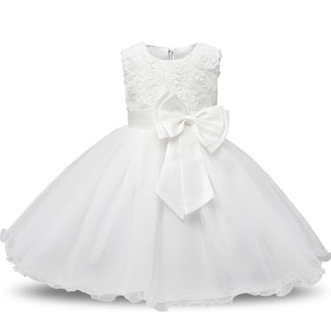 AAMILIFE Robe Fleur Princesse Fille Tutu Mariage Anniversaire Fête Robe Enfant Costume Enfants